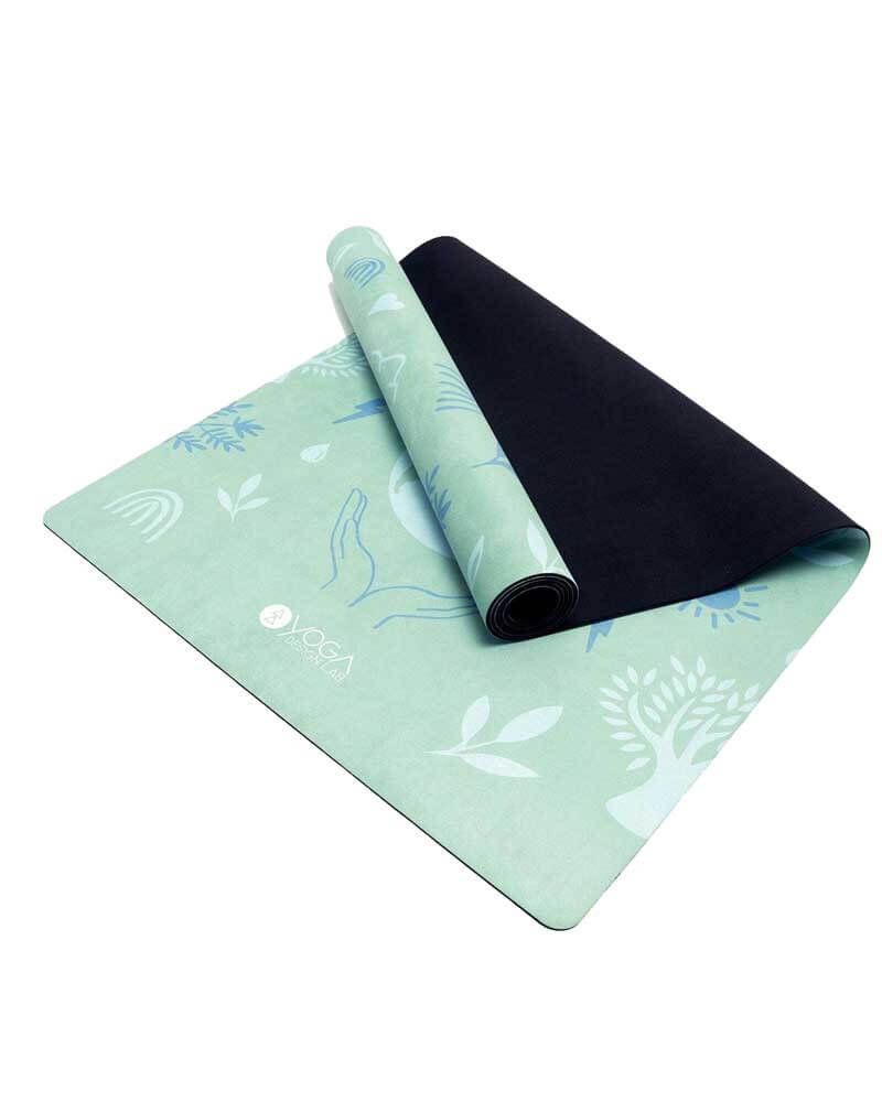 Combo Yoga Mat - 2-in-1 (Mat + Towel) - Earth Green